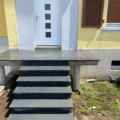 Dalle - céramique - bloc marche